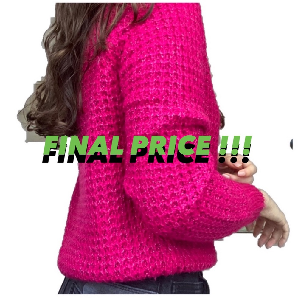 Hot Pink Forever 21 Knit Sweater